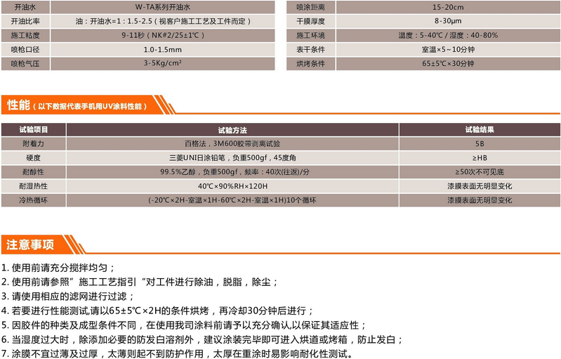 TA单组份涂料