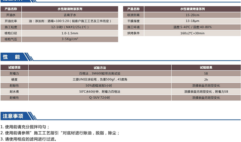 水性玻璃烤漆